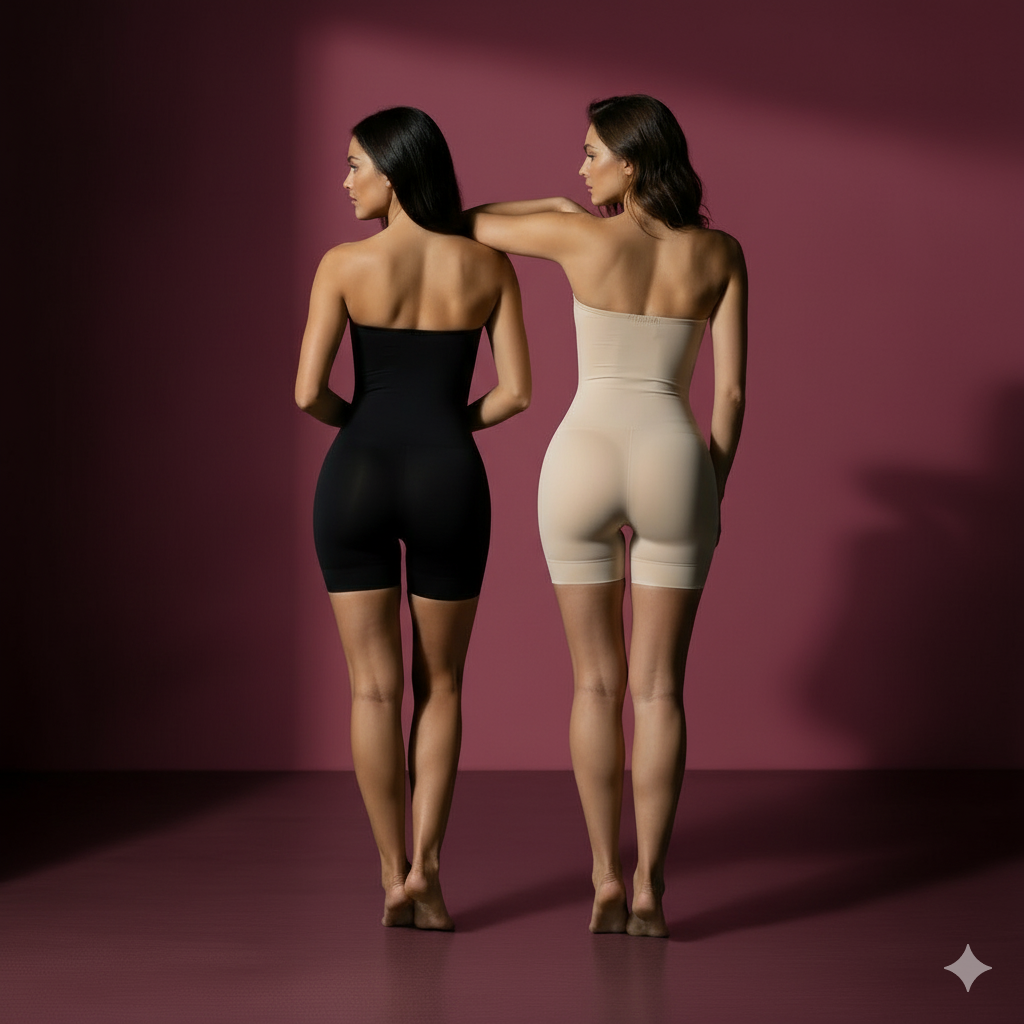 Pack of 2 Combo Body Shapers - Cotton Spandex Blend