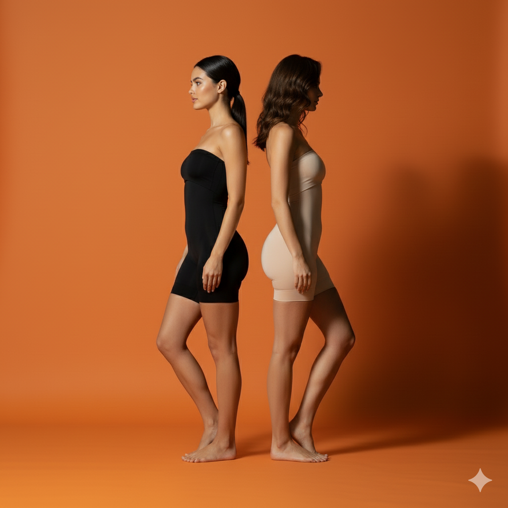 Pack of 2 Combo Body Shapers - Cotton Spandex Blend