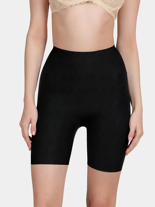 High-Waist Tummy & Thigh Shaper - Seamless Body Contouring Shorts