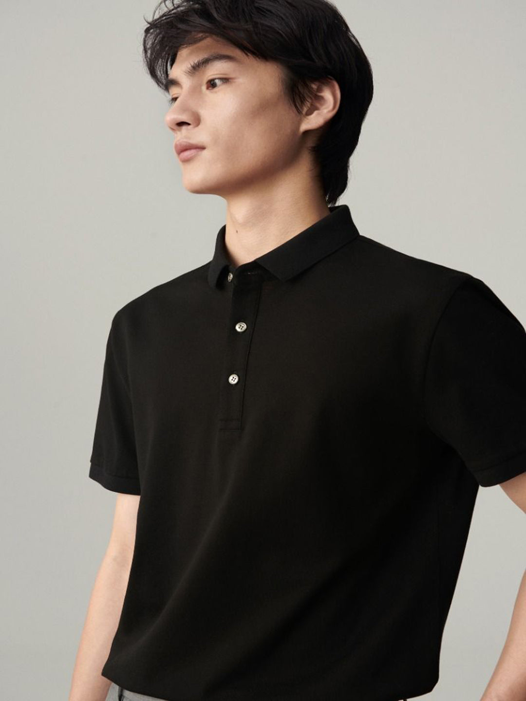 Premium Cotton Polo Shirt - Classic Fit Men's Short Sleeve