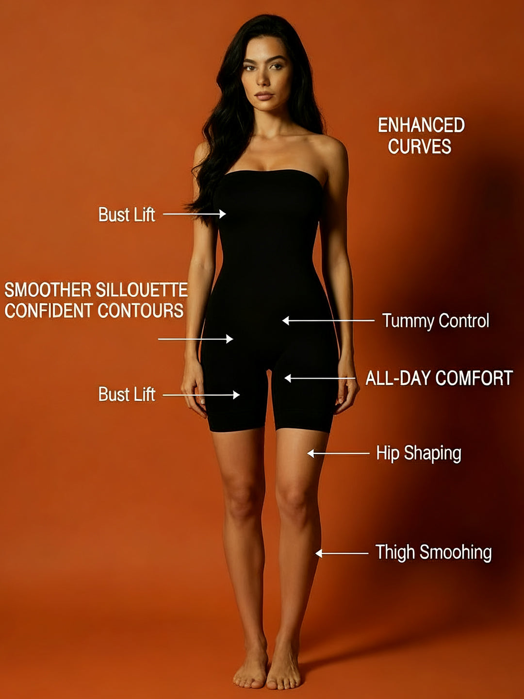 Premium Body Shaping Dress - Enhanced Curves & All-Day Comfort