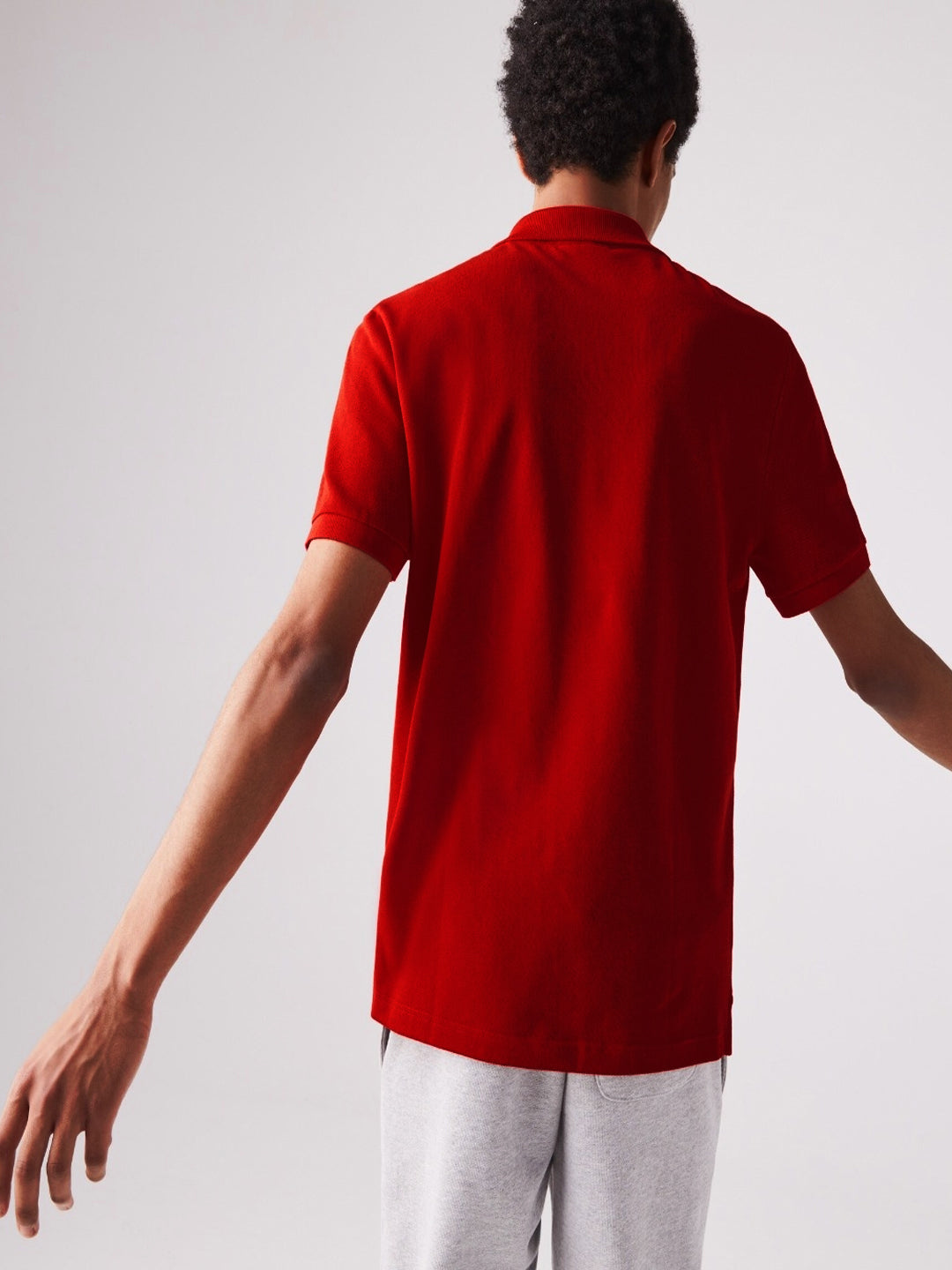 Cotton Polo T-Shirt - Men's Red Short Sleeve (S-XL)