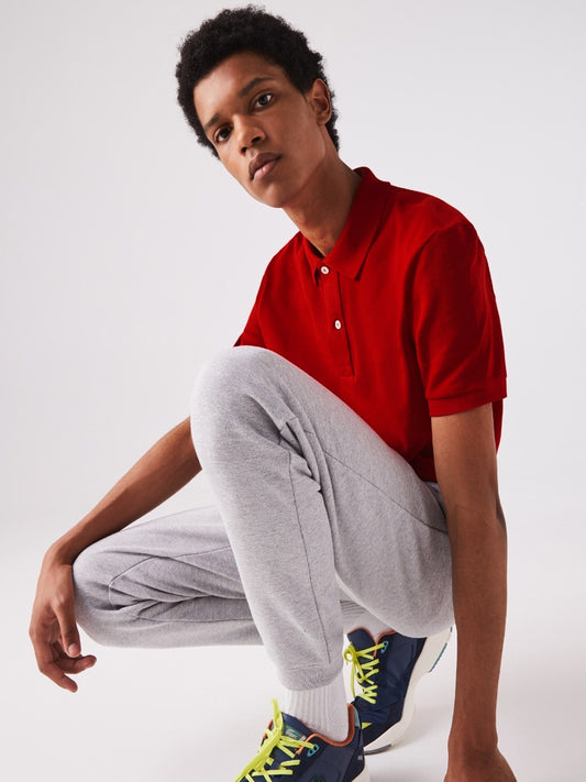 Cotton Polo T-Shirt - Men's Red Short Sleeve (S-XL)