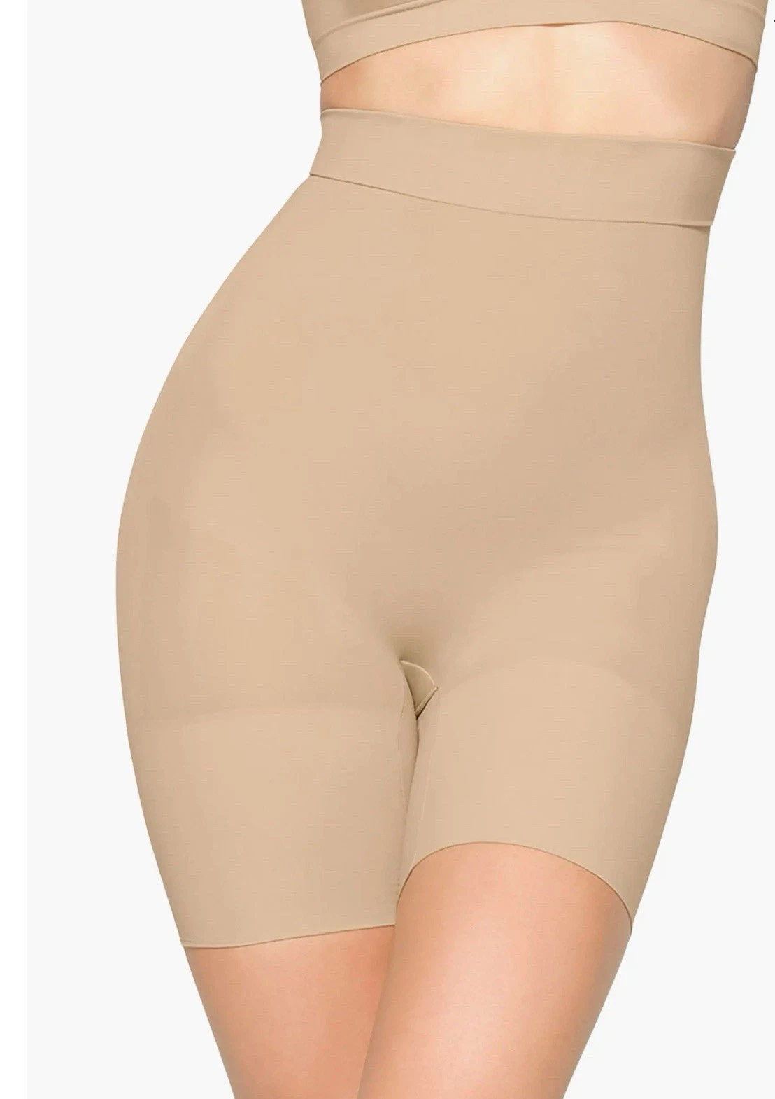 High-Waist Shapewear Shorts - Seamless Body Contouring