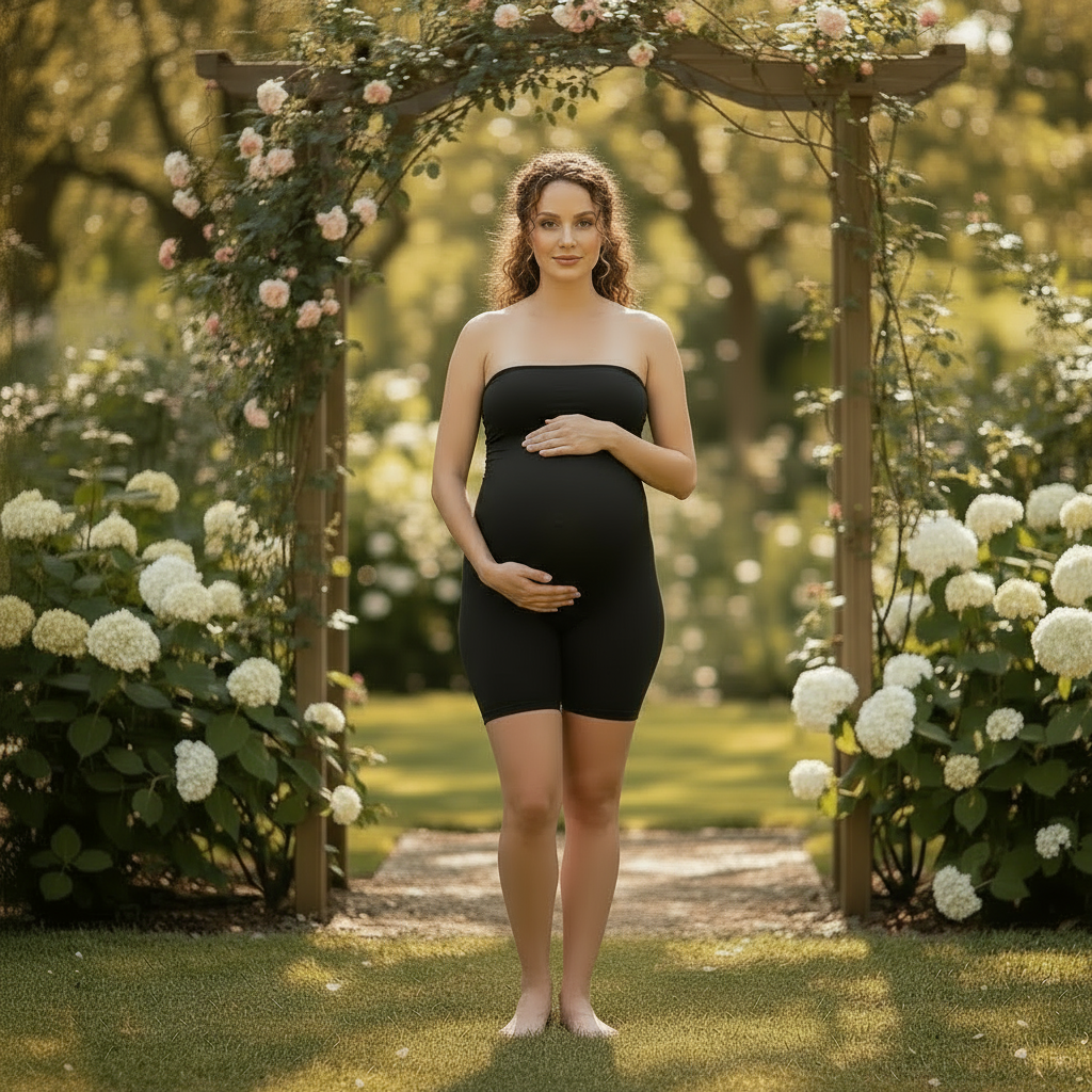 Black Maternity Shapewear Bodyshapewear - Comfortable Pregnancy Support