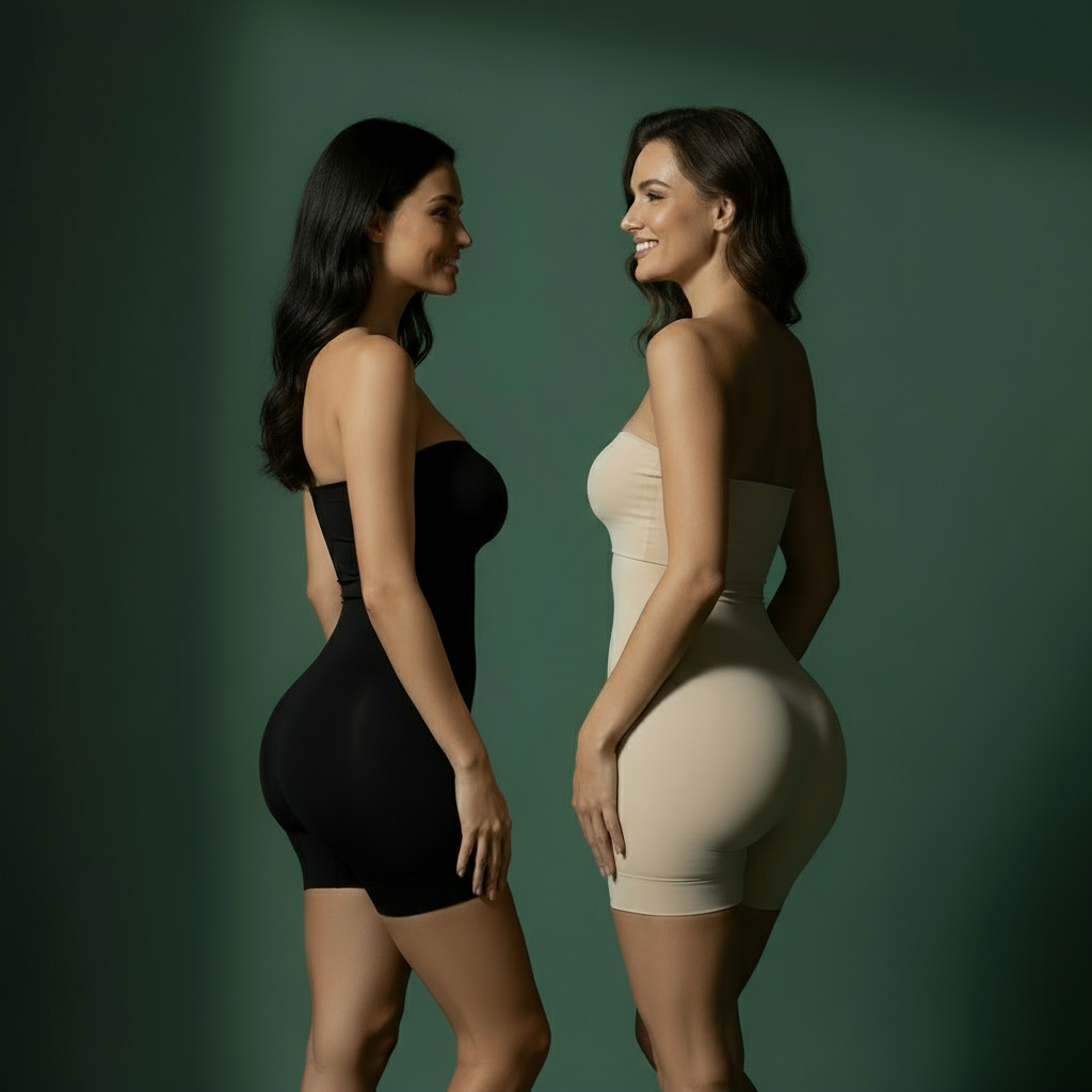 Sculpting Cotton-Spandex Body Shapers Twin Pack - Essential Duo