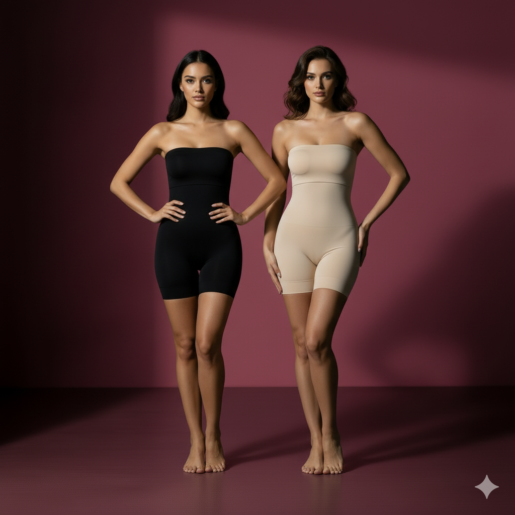 Pack of 2 Combo Body Shapers - Cotton Spandex Blend