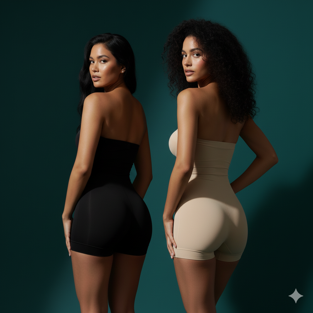 Sculpting Cotton-Spandex Body Shapers Twin Pack - Essential Duo