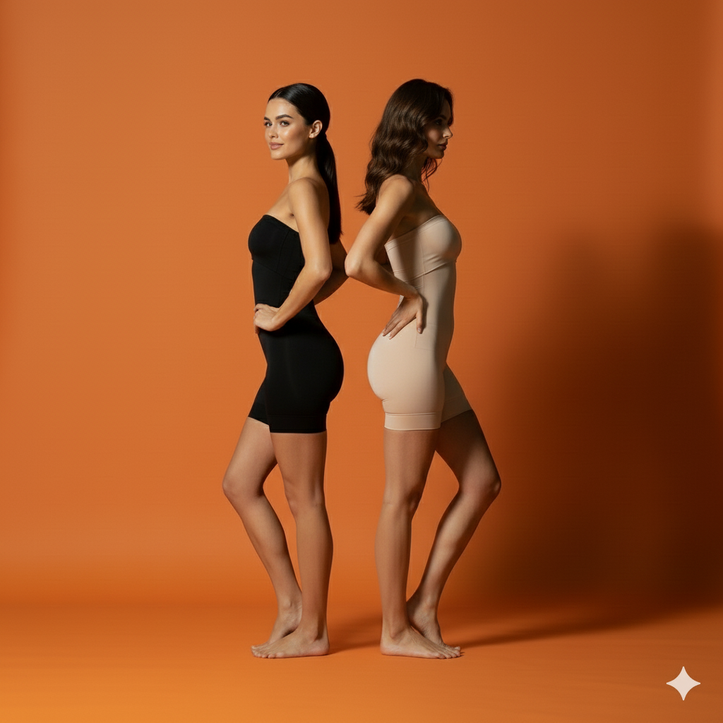 Pack of 2 Combo Body Shapers - Cotton Spandex Blend