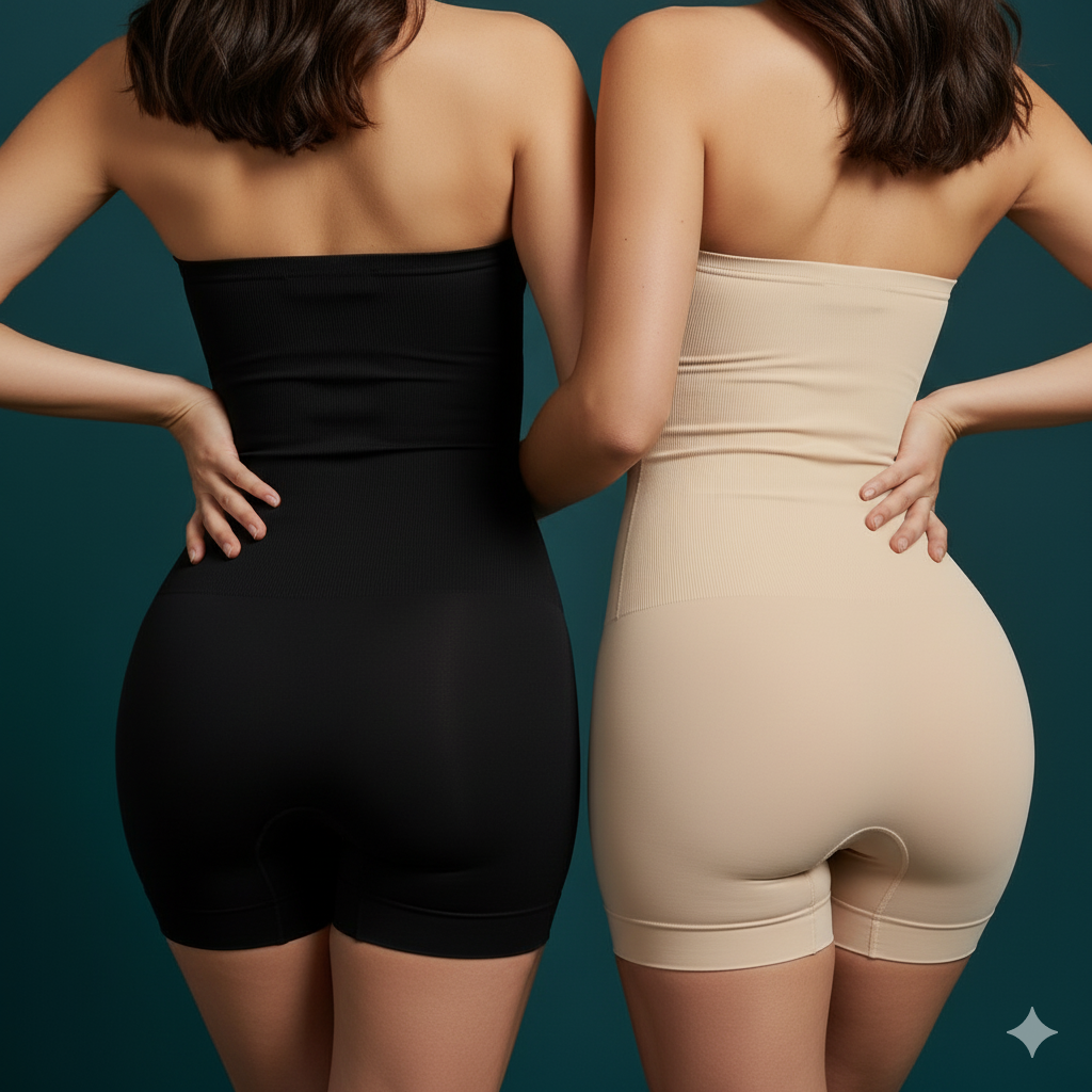 Sculpting Cotton-Spandex Body Shapers Twin Pack - Essential Duo