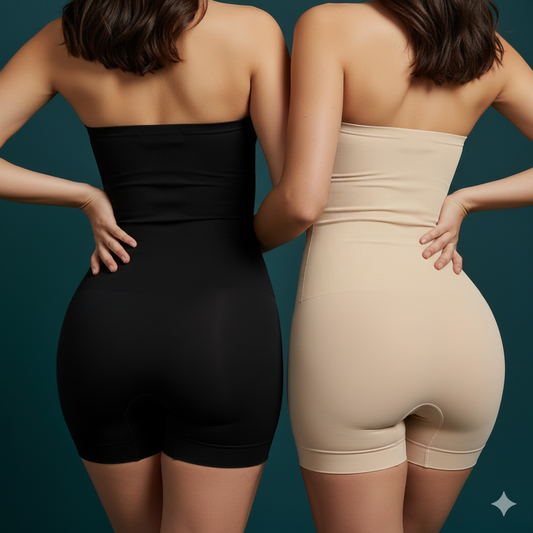 Sculpting Cotton-Spandex Body Shapers Twin Pack - Essential Duo