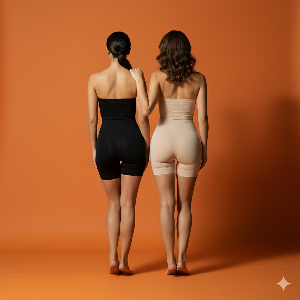 Pack of 2 Combo Body Shapers - Cotton Spandex Blend