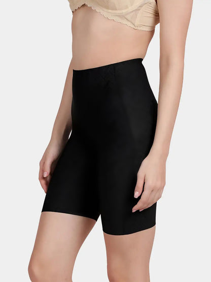 High-Waist Tummy & Thigh Shaper - Seamless Body Contouring Shorts