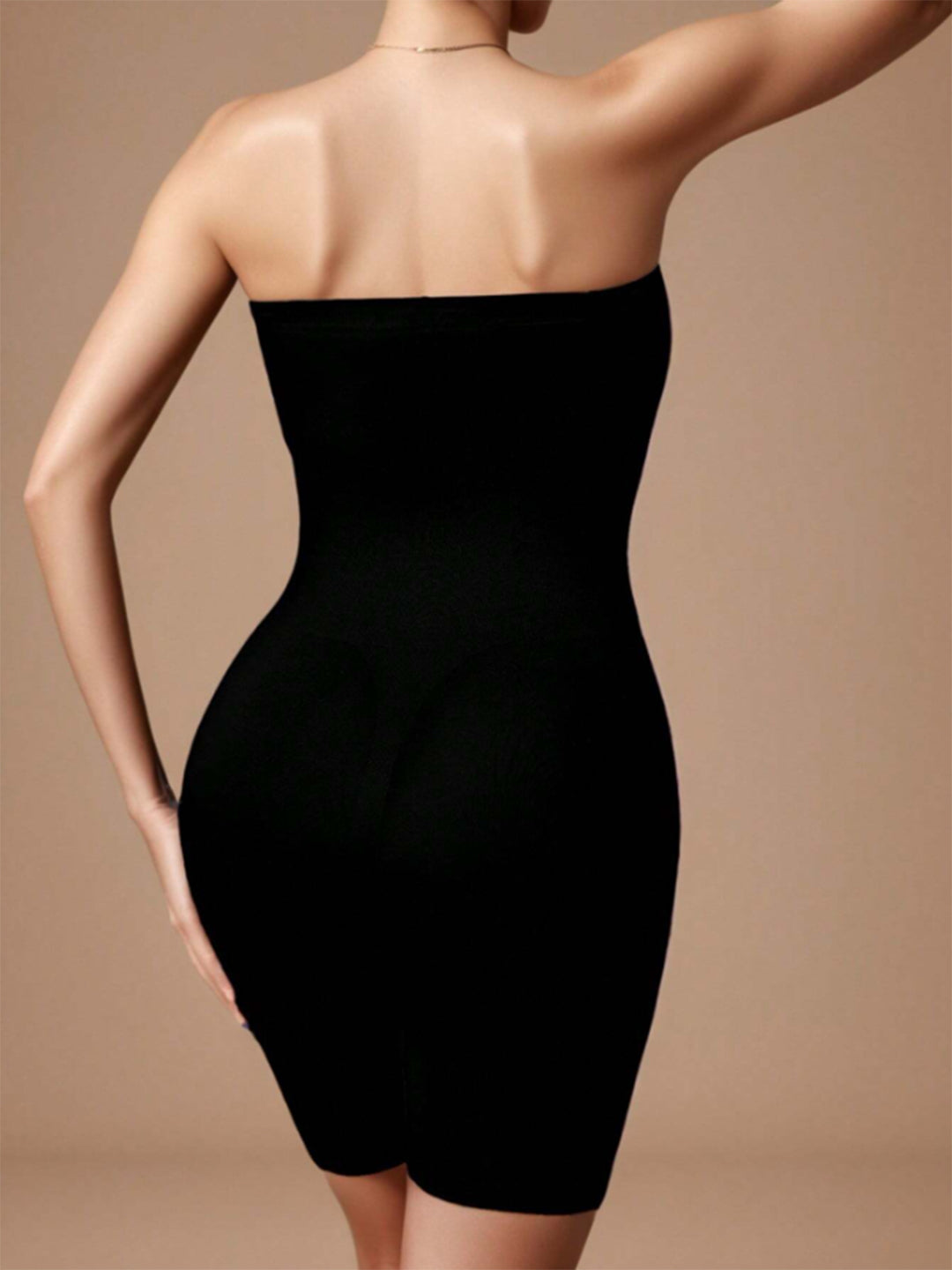 Full-Body Shaper Bodysuit - Seamless Contouring Shapewear with Thigh Control
