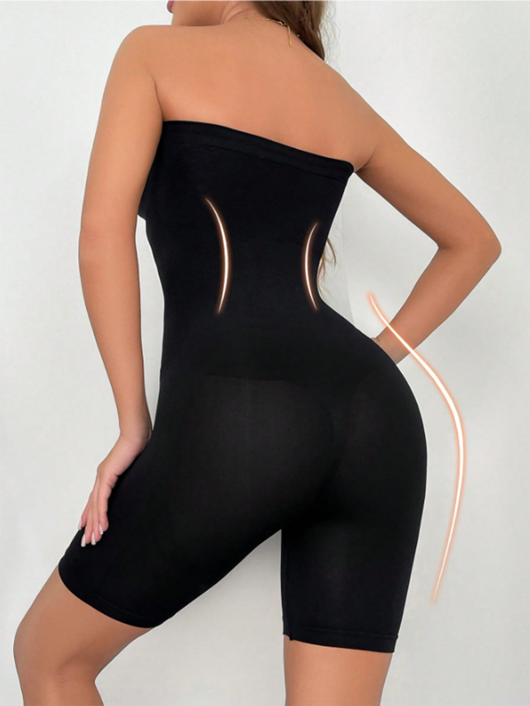 Complete Body Shaper - Strapless Chest Out, Tummy Control & Hip Lift Bodysuit