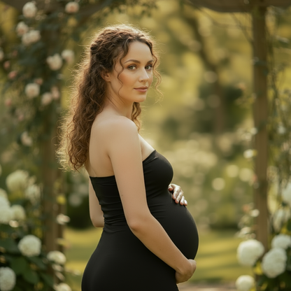 Black Maternity Shapewear Bodyshapewear - Comfortable Pregnancy Support