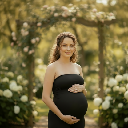 Black Maternity Shapewear Bodyshapewear - Comfortable Pregnancy Support